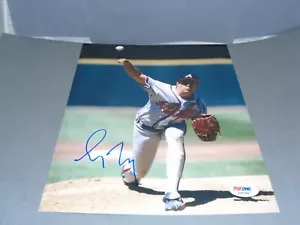 Greg Maddux Signed Atlanta Braves 8x10 Photo Autographed PSA/DNA COA 1C - Picture 1 of 5