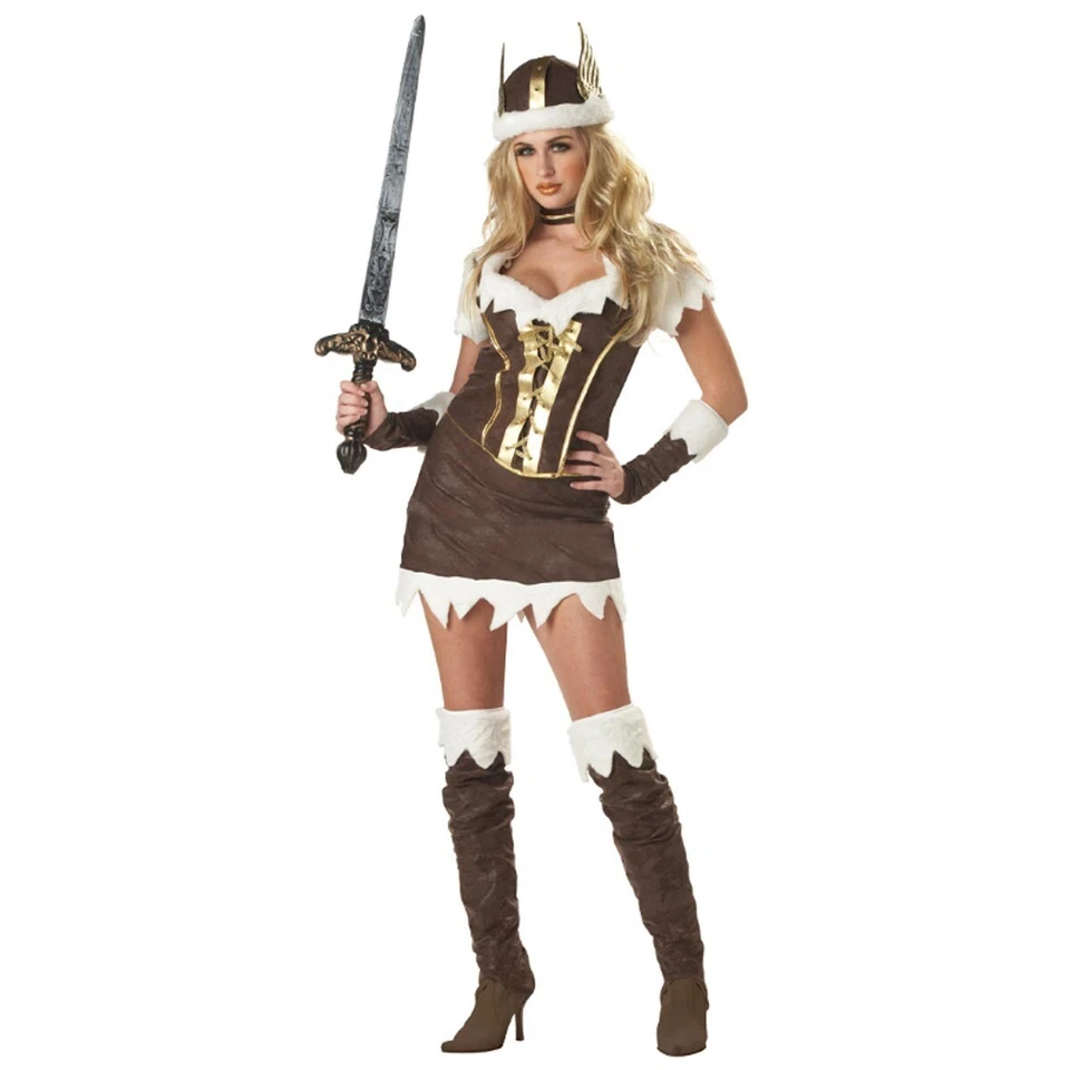 Disfraz 8 piezas VIKING VIXEN Mujer Talla Mediana Nuevo en Paquete Foto 1 de 1