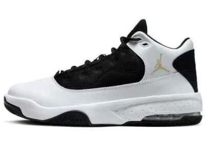 Nike Air Jordan Max Aura 2 White Metallic Gold Black CK6636-107 Mens Size - Image 1 of 4