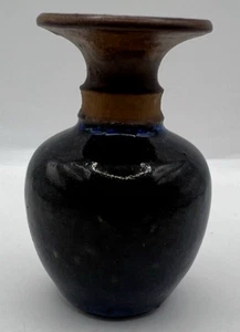Mike Pratt Studio Pottery Stoneware Vase 7cm - Picture 1 of 12