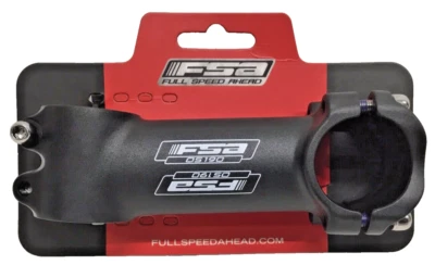 FSA Omega OS 190 Alloy Road-MTB Stem 31.8mm Clamp +/- 6° 1-1/8" 100mm Black - Image 1 of 4