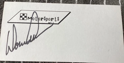 DONNIE ALLISON Personally Autographed Signed NASCAR Card RACING FreeShip - Image 1 of 2