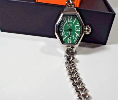 Glam Rock Miami Beach Art Deco collection Silver Steel Bracelet Watch MBD27135  - Image 1 of 4