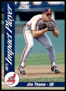 1992 Score Impact Players #36 Jim Thome INDIANS