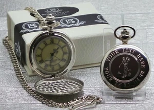 Personalised GOLF Pocket Watch Club Award Trophy Presentation Engraved Golfer - Picture 1 of 1