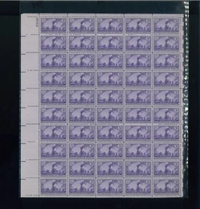 United States 3¢ Transcontinental Railroad Postage Stamp #922 MNH Sheet - Picture 1 of 1