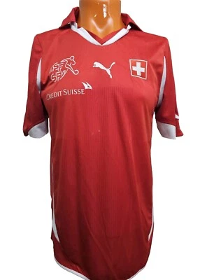 C3 Switzerland Jersey 2010 2011 Home Shirt World Cup Puma Mens Size M - Image 1 of 4