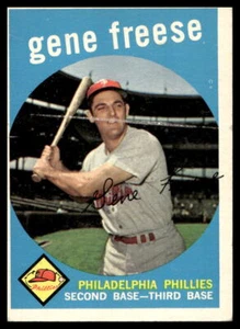 1959 Topps #472 Gene Freese Philadelphia Phillies niedrige Qualität (OC) - Bild 1 von 2
