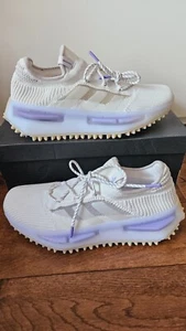 Adidas NMD S1 White Light Purple - Men Size UK 10.5 - BNIB - Picture 1 of 11