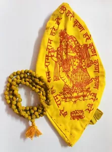 Gomukh Gomukhi + Haldi Turmeric Baglamukhi Japa Mala ROSARY 108+1 Prayer Beads - Picture 1 of 4