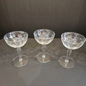 (3) Vintage Princess House Heritage Sammler Stielgläser (#138) - Bild 1 von 6