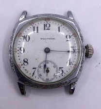 DECO 1920’S WALTHAM MENS WATCH - PORCELIAN DIAL (W328)