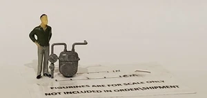 O Maßstab Gasmesser - MENGE 4 - Modelleisenbahnen - Dioramen - Bild 1 von 6