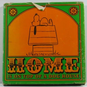 Home is on Top of a Dog House by Charles M Schulz 1966 HC DJ Snoopy Original Bk - Picture 1 of 17