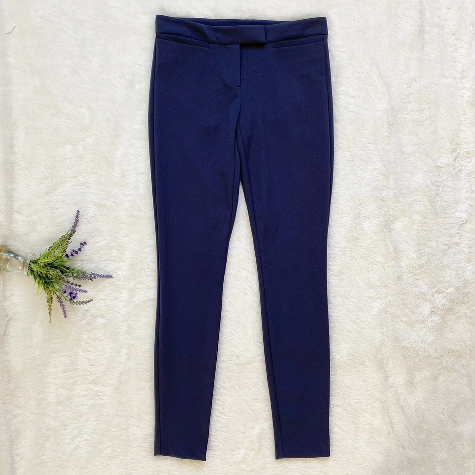 Theory Leska 海军蓝紧身腿正装裤 0 码 工作服 职业办公室 — 第 1/4 张图片