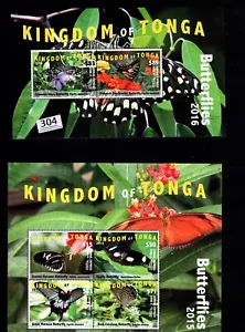 OF TONGA - MNH - NATURE - FLOWERS - BUTTERFLIES - INSECTS - Picture 1 of 1