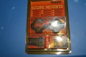 LOT #1221 NEW MILLETT SCOPE MOUNT RINGS & BASES FOR REMINGTON M.742,760 - Picture 1 of 1
