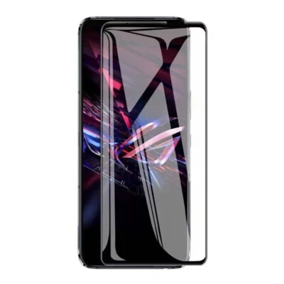 Protector de pantalla de cubierta completa de vidrio templado 3 piezas para teléfono ASUS ROG 9 Pro 8 7 Pro Foto 1 de 4