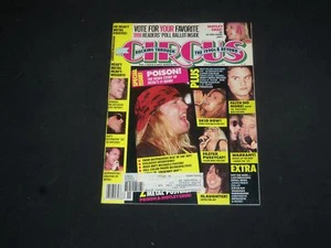 1990 NOVEMBER 30 CIRCUS MAGAZINE - POISON COVER - PHOTOS - SP 7634 - Picture 1 of 2