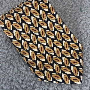 Paul Fredrick 56" Necktie 100% Silk Multicolor Geometric Tie - Picture 1 of 6