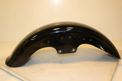 HARLEY DAVIDSON OEM FATBOY FAT BOY VIVID BLACK FRONT FENDER 59139-00A - Image 1 of 4