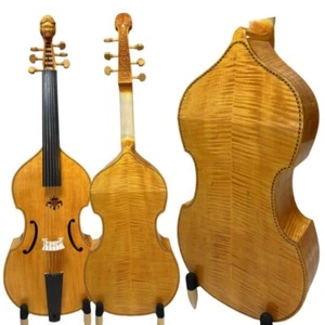 Estilo barroco CANCIÓN Maestro 6 cuerdas Viola da Gamba 29", pergamino tallado - Imagen 1 de 11