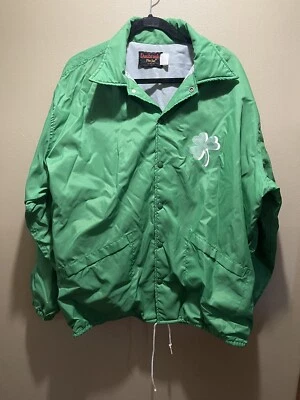 De Colección Dunbrooke Personalizada Feliz Día de San Patricio Satinado Chaqueta Bomber St. Patrick’s XL Foto 1 de 4