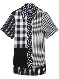 Ader Error $417 NWT Amb patchwork short-sleeve shirt Street Wear Contemporary S - Picture 1 of 23