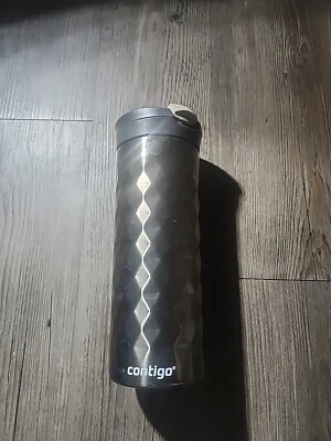 Used Contigo Stainless Steel  Travel Mug 18oz Golden Color Snap Seal - Image 1 of 4