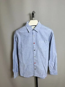 BEAMS Oxford Button Shirts Japan Mens Blue Sz M - Picture 1 of 9
