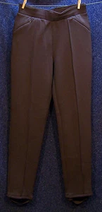 Pantalón activo Athleta XS marrón forrado de vellón - Imagen 1 de 6