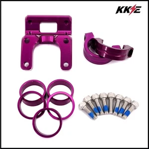KKE Handlebar Risers Kit Fit SurRon -X/Talaria Sting eBike Brackets Gript Purple - Picture 1 of 10