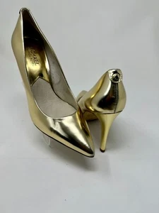 Women's Michael Kors Gold Pumps Size 7 - Picture 1 of 14