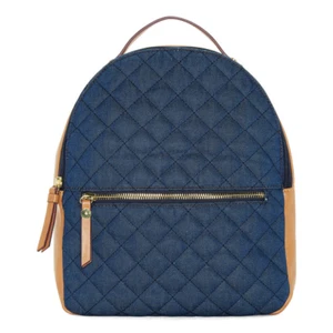 Liz Claiborne Raquel Mini Backpack-  Blue Quilted  - Picture 1 of 4
