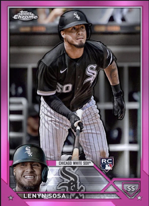 [DIGITAL] Topps Bunt - Lenyn Sosa - Topps Chrome 23 S1 -  Pink Base - Image 1 of 1