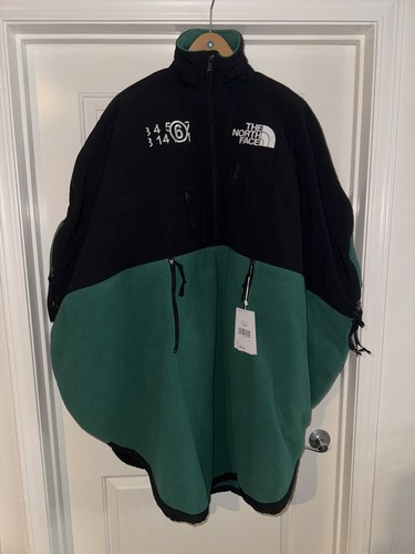 MAISON MARGIELA Abito nuovo con etichette North Face X Margiela MM6 Denali Circle Pile verde