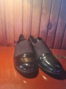 WITTNER PATERN LEATHER/ELASTIC FLAT SHOES S41 AU10 INSOLES-26CM RRP$220 - Picture 1 of 8