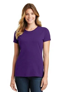 Port & Company Women's Short Sleeve Crew Neck Fan Favorite T-Shirt LPC450 - Picture 1 of 43
