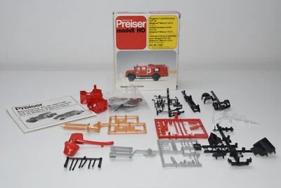 B28 1:87 HO PREISER 1188 MAGIRUS F MERCUR 125 AIRFIELD PUMPER TANKER FLF 24 MIB - Immagine 1 di 4