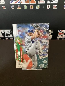 CLAYTON KERSHAW SP Short Print Skates 2020 Topps Holiday Dodgers B1-T2 - Picture 1 of 2