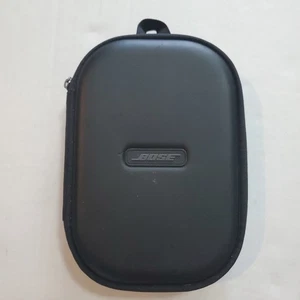 Bose Over Ear Headphones Black Leather Zipper Case ONLY Travel Bag - Picture 1 of 8