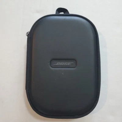 Bose Over Ear Headphones Black Leather Zipper Case ONLY Travel Bag - Image 1 of 4