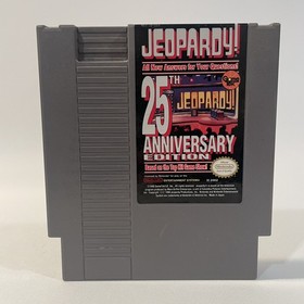 Jeopardy 25th Anniversary Edition NES Nintendo GameTek Trivia Quiz Video Game