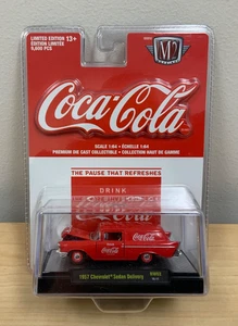 2018 M2 Machines Coca-Cola 1957 Chevrolet Sedan Delivery RW02 18-11 MIP Read - Picture 1 of 7