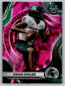 Aidan Chiles 2024 Bowman University Best Pink Lava Refractor /100 #76 - Picture 1 of 2