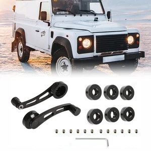2X Black Window Handle Window Riser Window Crank Winder Riser For Classic Cars - Picture 1 of 12