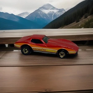 Vintage 1980 Mattel Hot Wheels Corvette Stingray Red  Hong Kong - Bild 1 von 4