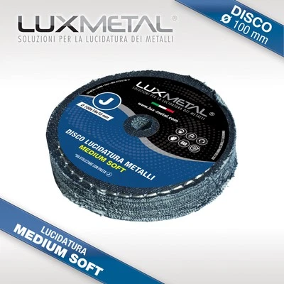 LUX METAL DISCO COTONE JEANS "MEDIUM SOFT" PULIRE LUCIDARE ALLUMINIO ACCIAIO RAME OTTONE