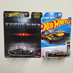 Hot Wheels Premium Knight Rider K.I.T.T and Regular HW Screen Time Kit - New - Picture 1 of 5