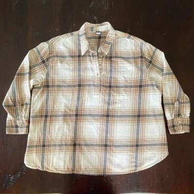 Old Navy Maternity Shirt Top  100% Cotton Flannel, Extra Large (XL), Super Soft - Image 1 of 4